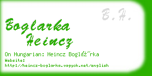 boglarka heincz business card